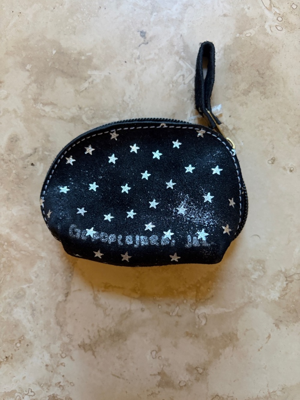 Black and Pink Frida Kahlo Art Coin Pouch - Picture 2 of 4
